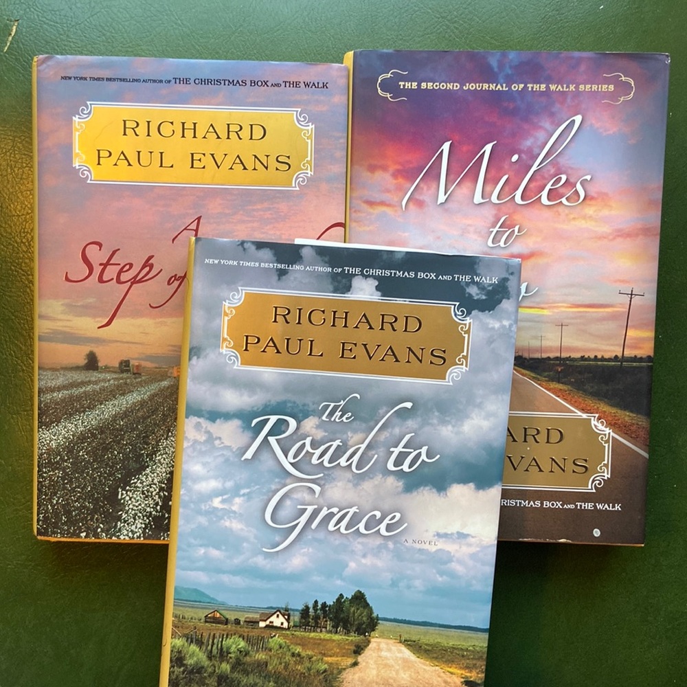 A Step in Faith, The Road to Grace & Miles to Go books by Richard Paul Evans
